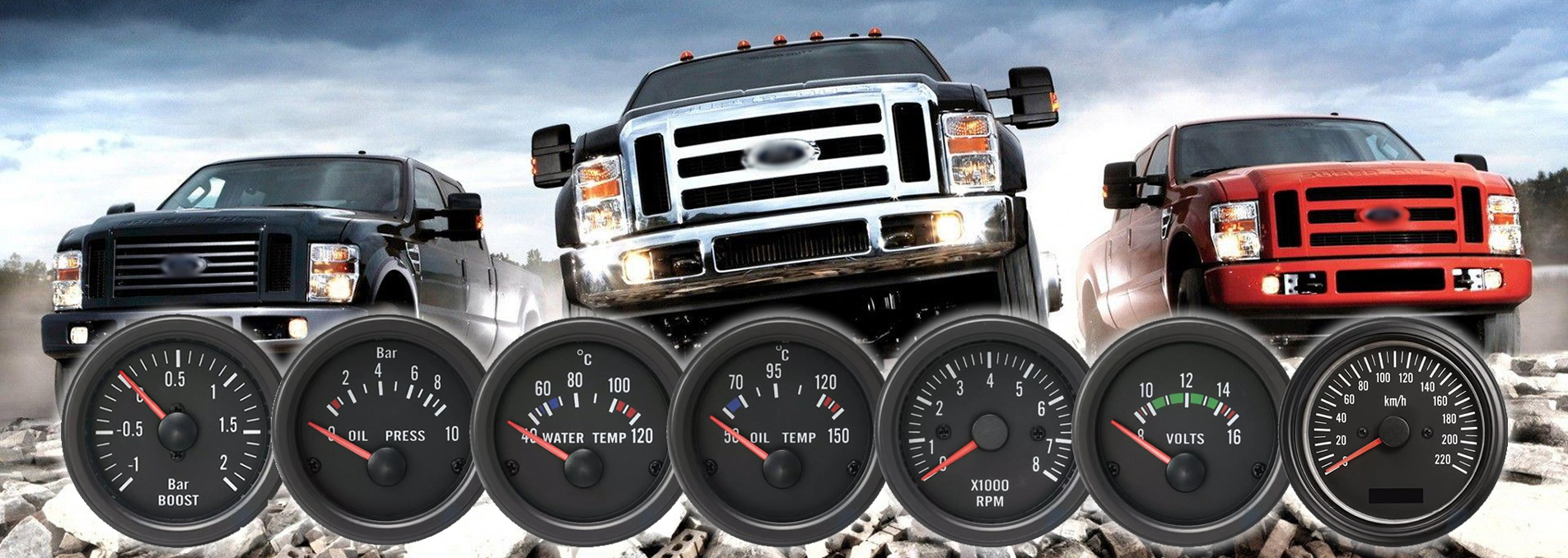 Gauges For Cars, Trucks, Busses